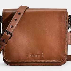 Coach Gotham Messenger Bag (Saddle Brown)
